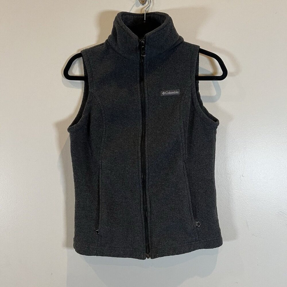 Columbia Women's Benton Springs WL1023 Gray Fleece Vest S